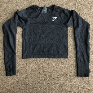 Gymshark Seamless collection crop long sleeve